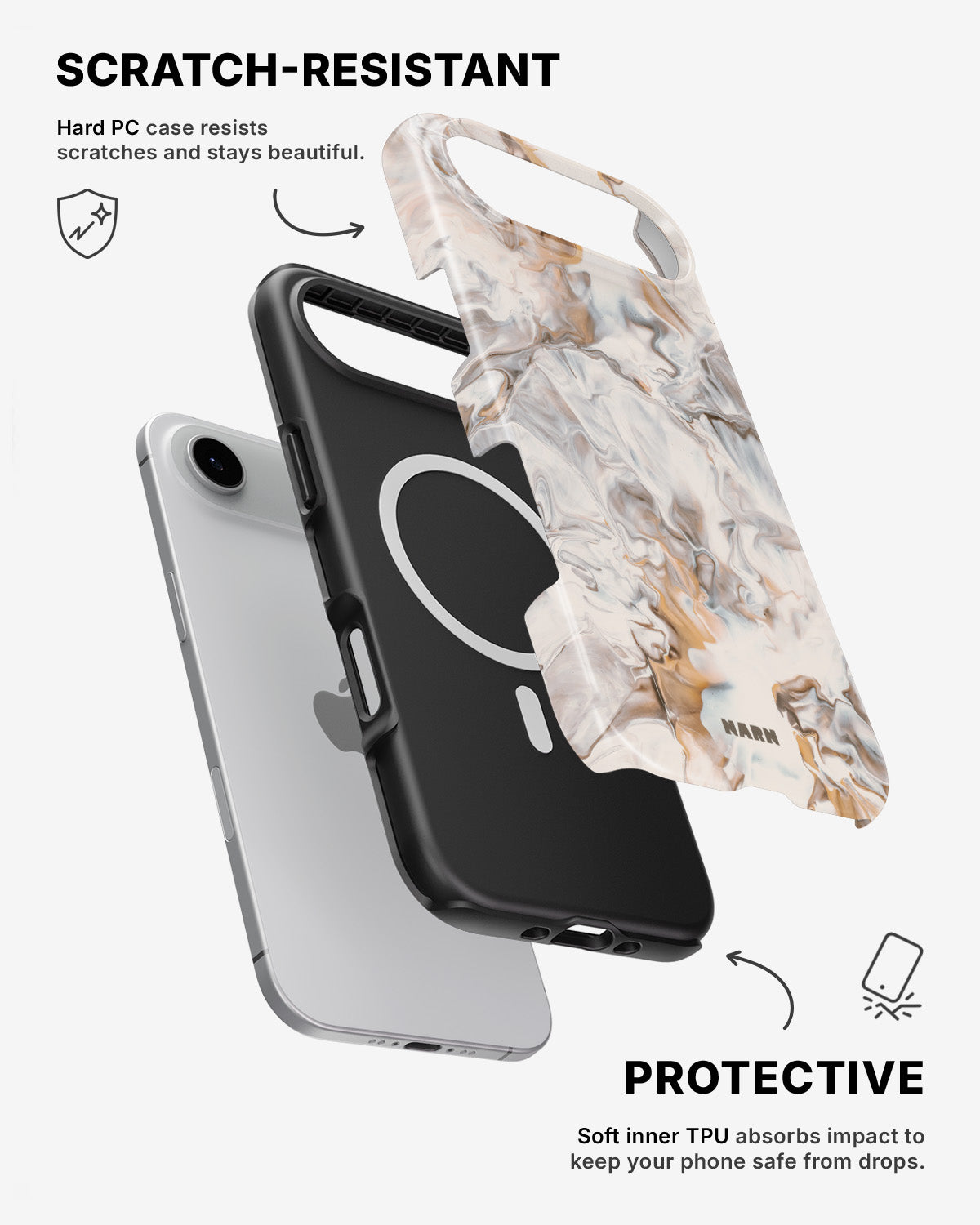 iPhone Air Tough Case – Icy Caramel - View 2