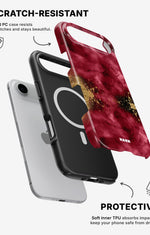 iPhone Air Tough Case – Burgendy Shimmer - View 2