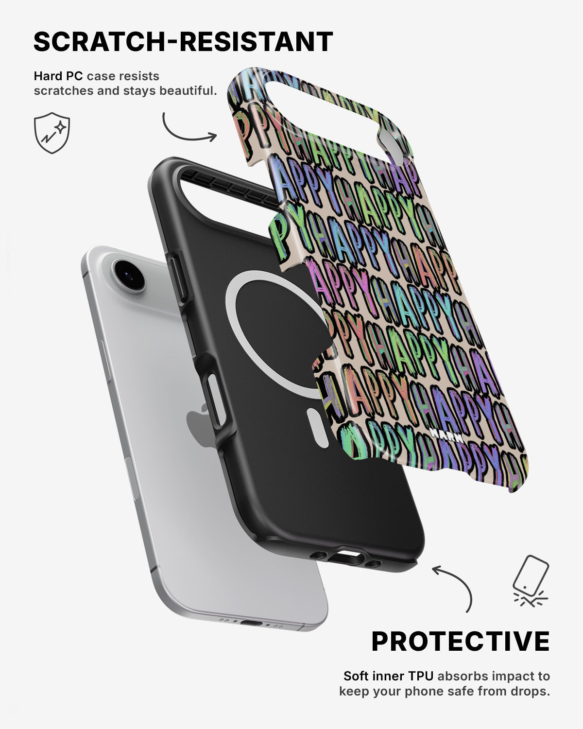 iPhone Air Tough Case – Happy - View 2