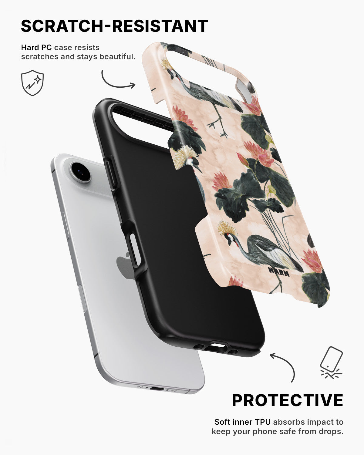 iPhone Air Tough Case – Crowned Bird - View 2