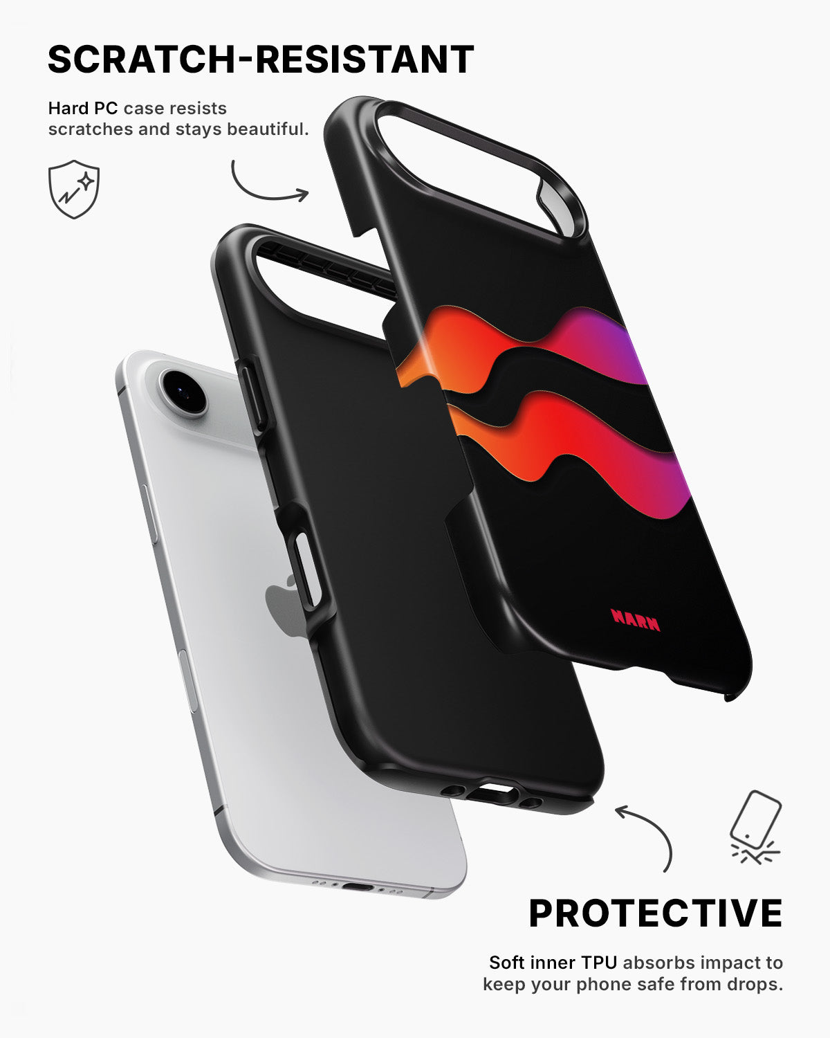 iPhone Air Tough Case – Color Wave - View 2