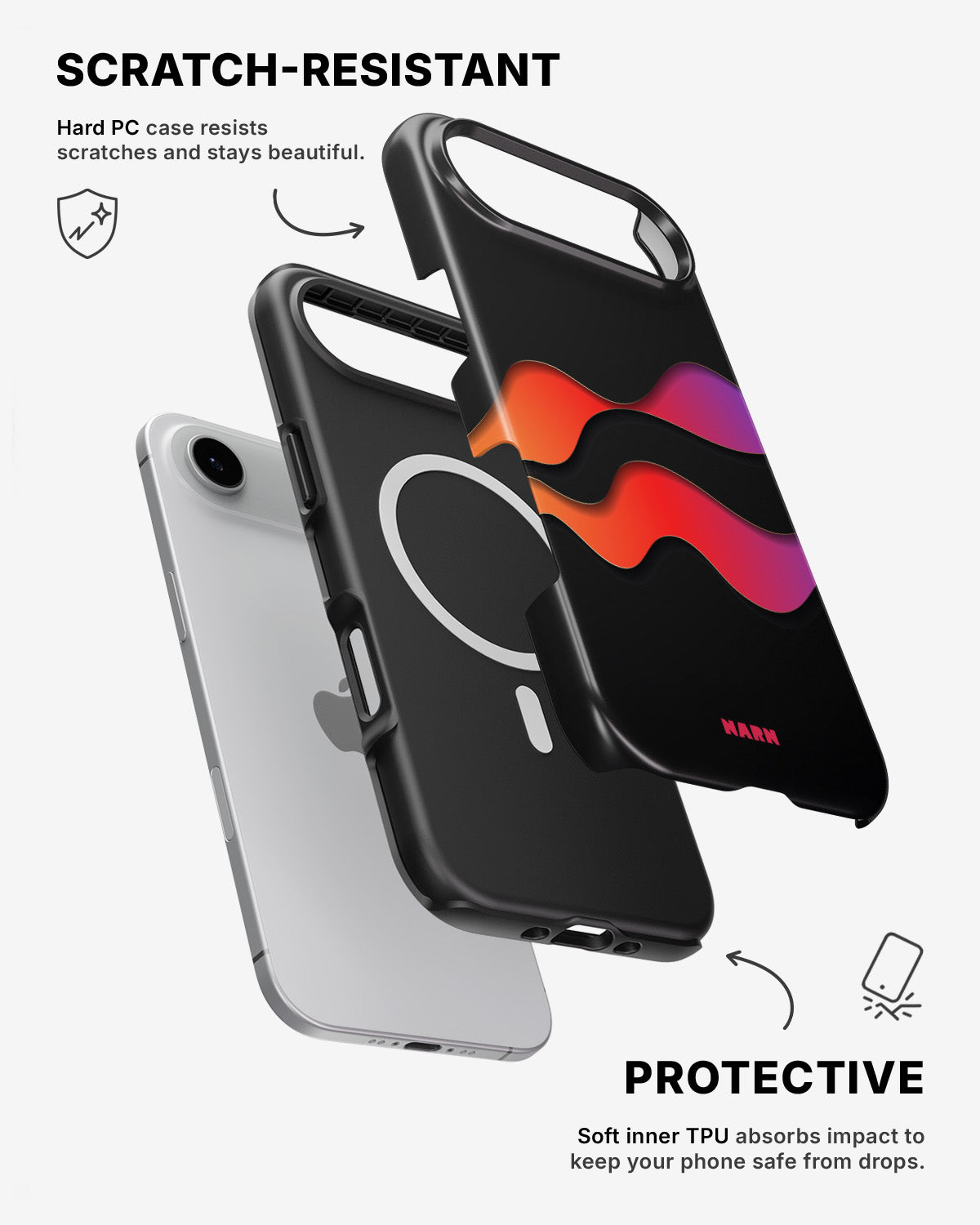 iPhone Air Tough Case – Color Wave - View 2