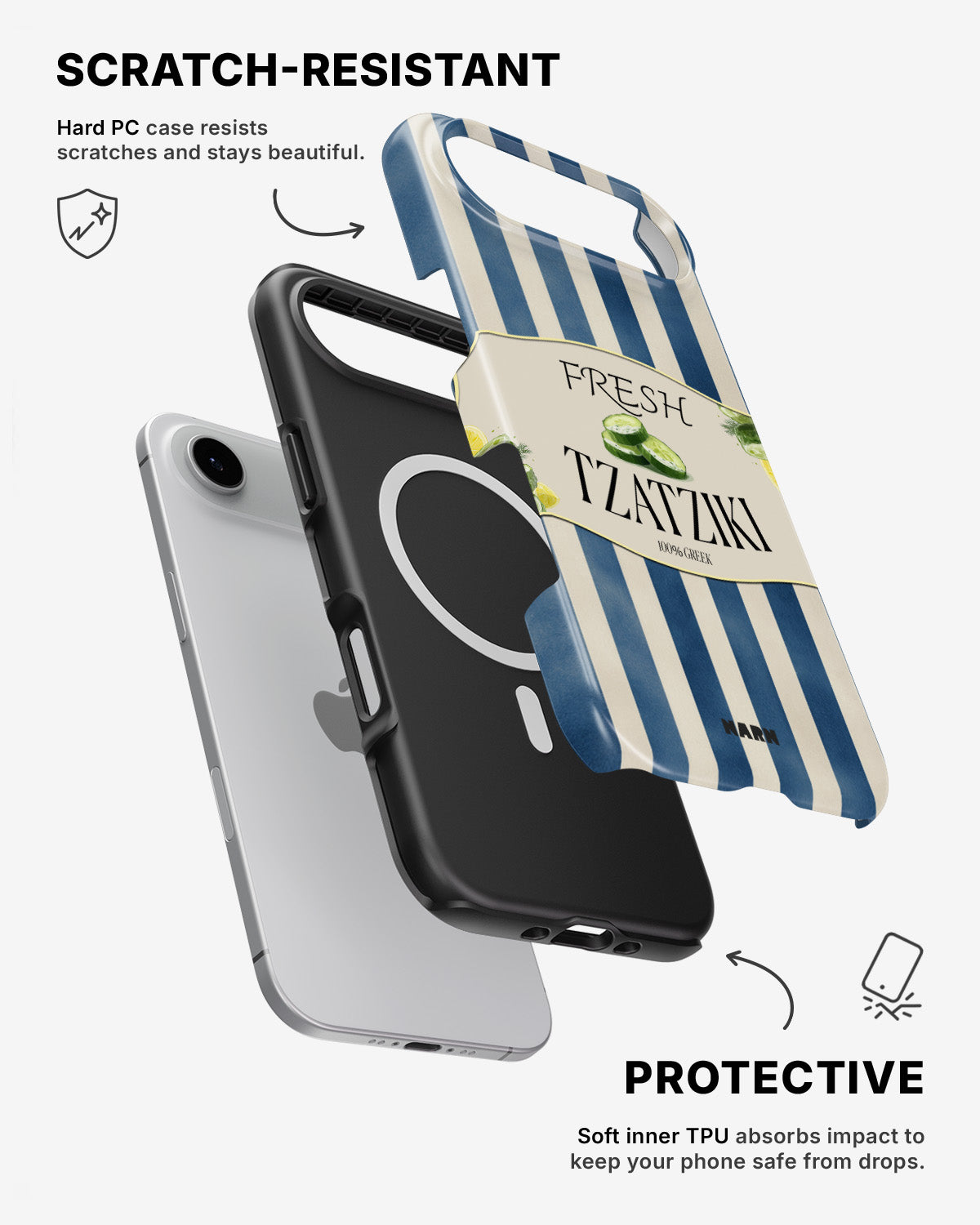 iPhone Air Tough Case – Greek Blues - View 2