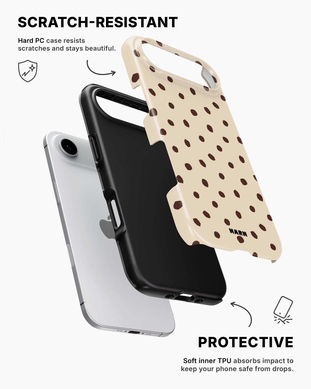 iPhone Air Tough Case – Cookie Dots - View 2