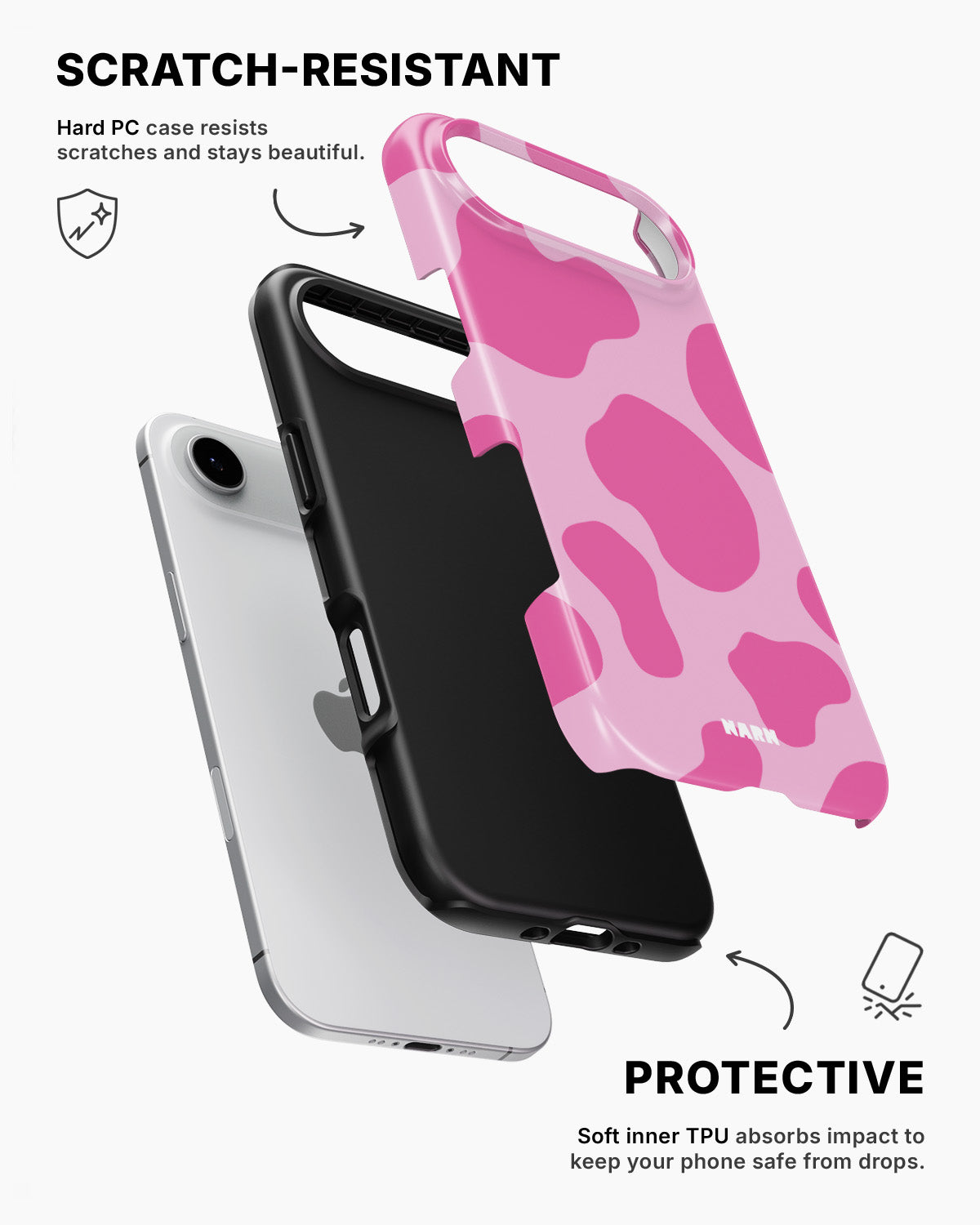 iPhone Air Tough Case – Pink Moo - View 2