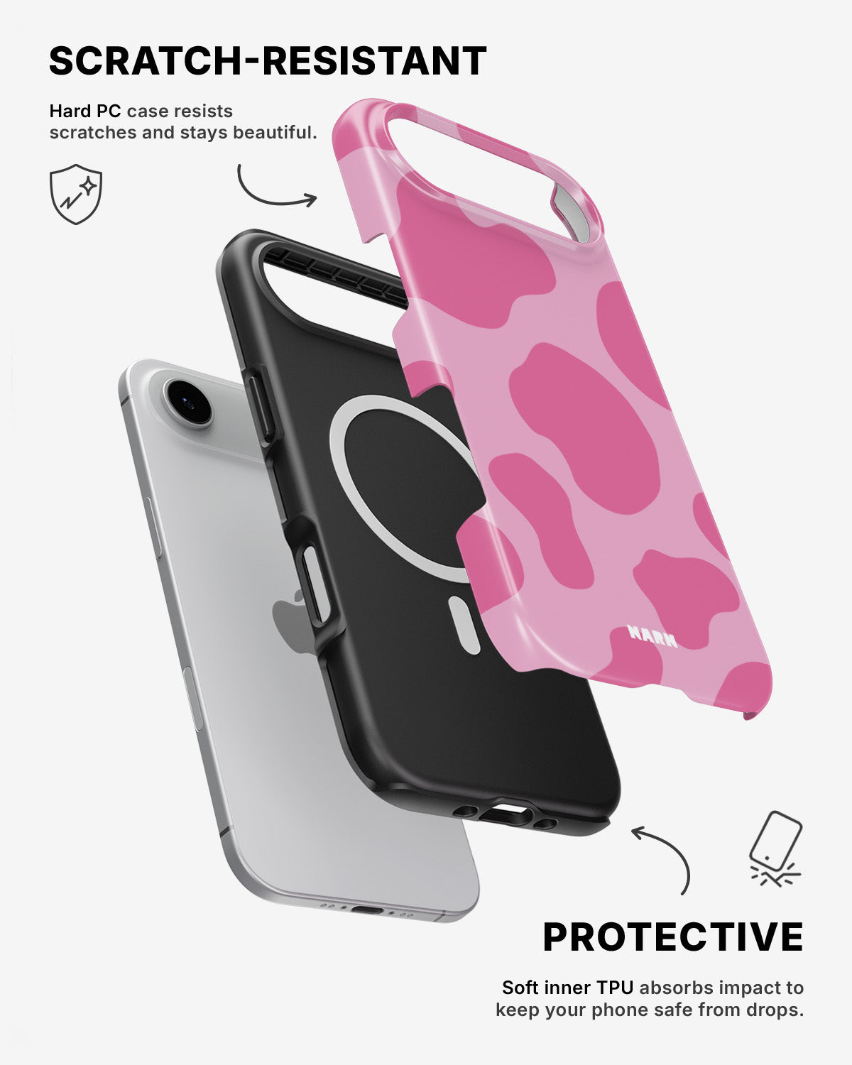 iPhone Air Tough Case – Pink Moo - View 2