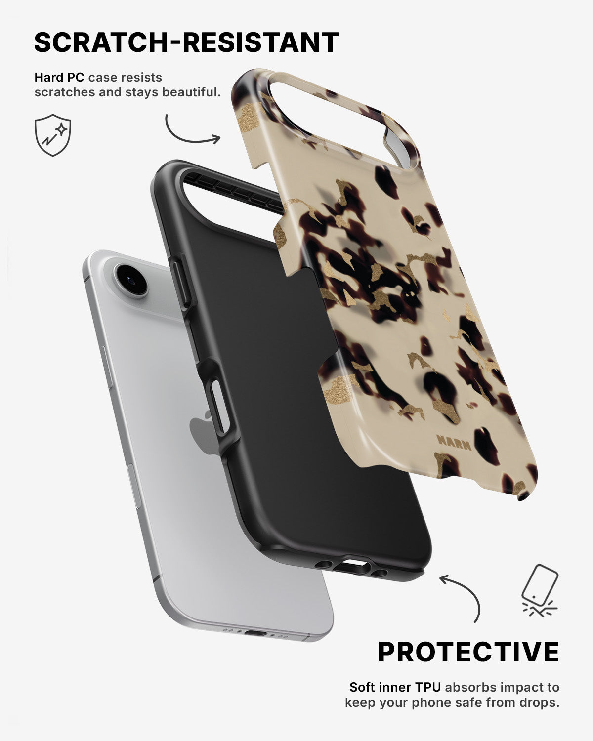 iPhone Air Tough Case – Golden Tortoise - View 2