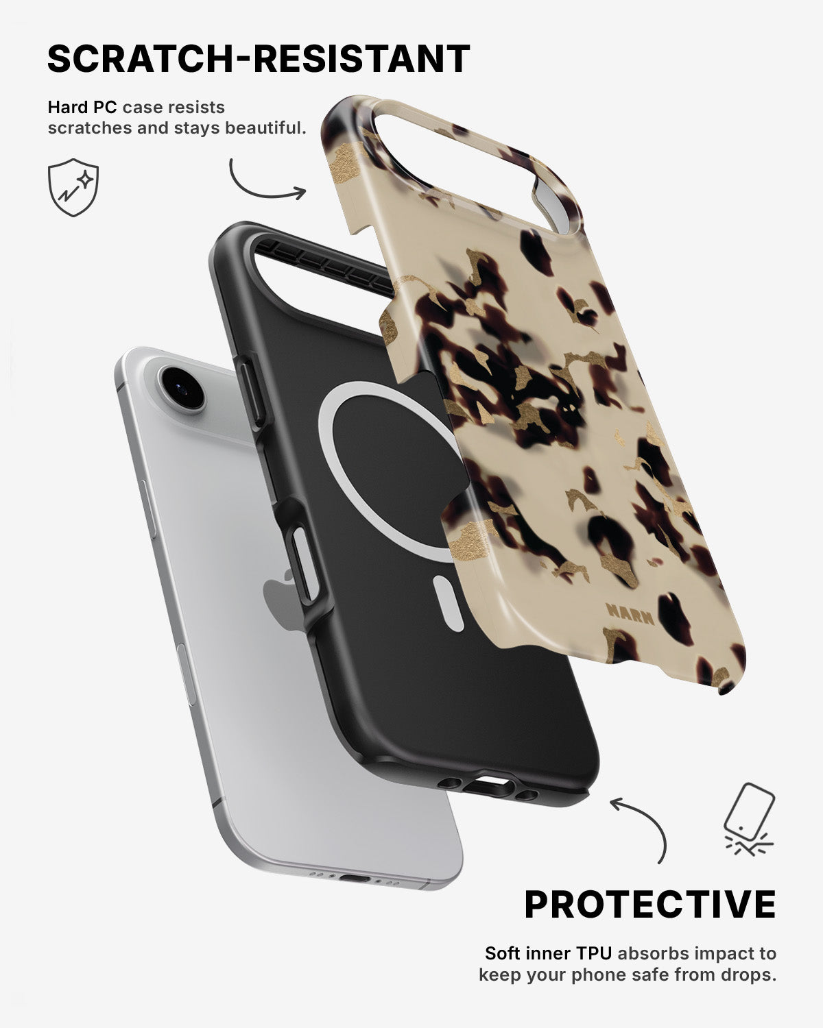 iPhone Air Tough Case – Golden Tortoise - View 2