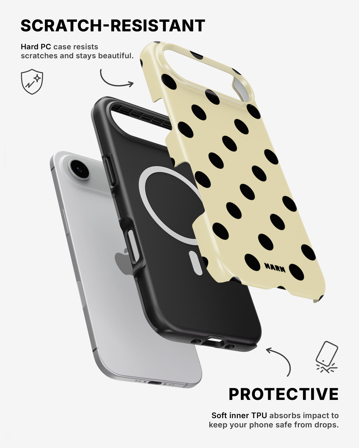 iPhone Air Tough Case – Honey Dots - View 2