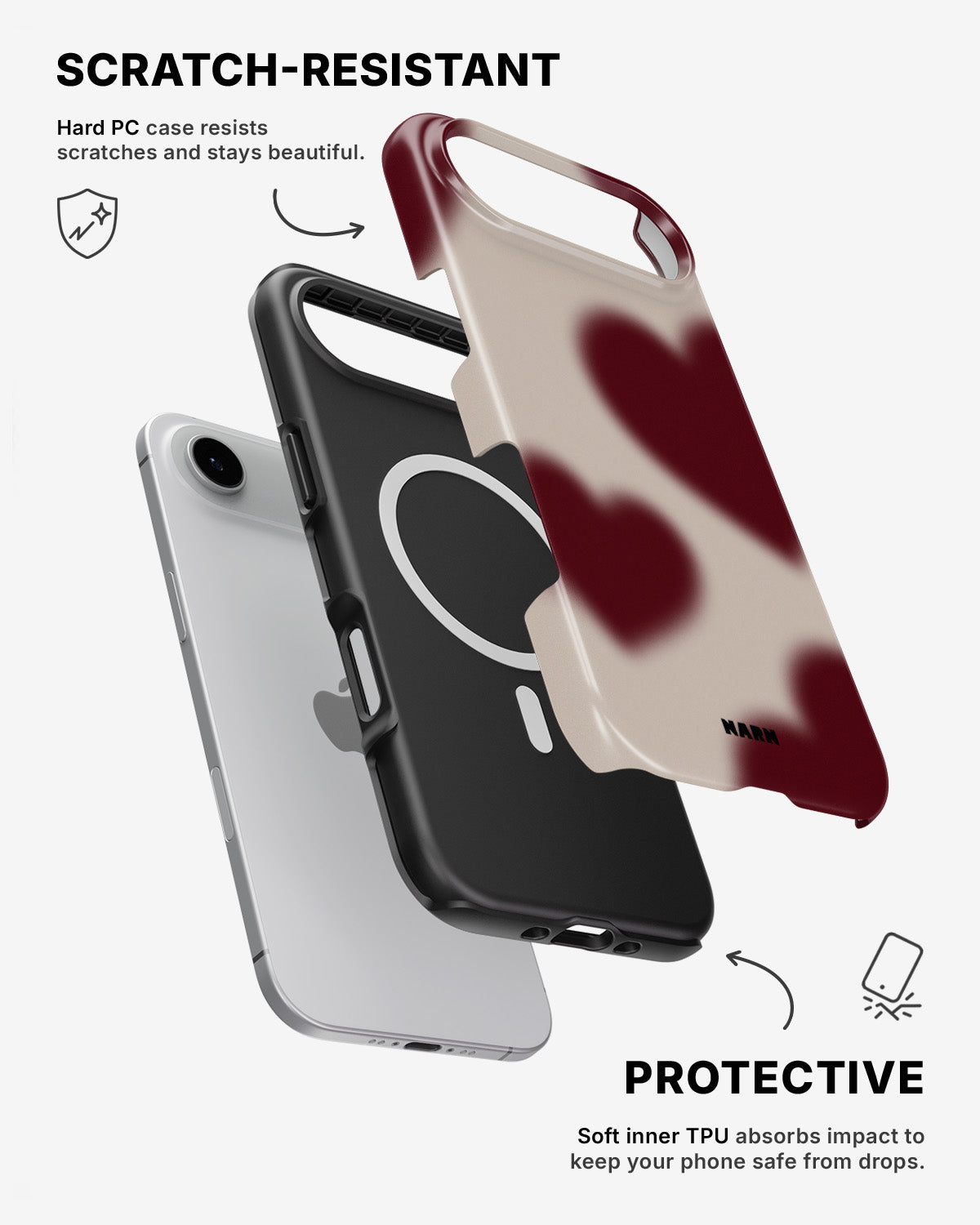 iPhone Air Tough Case – Heartbeat - View 2