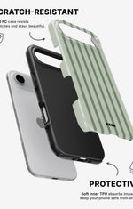 iPhone Air Tough Case – Sage Stripes - View 2