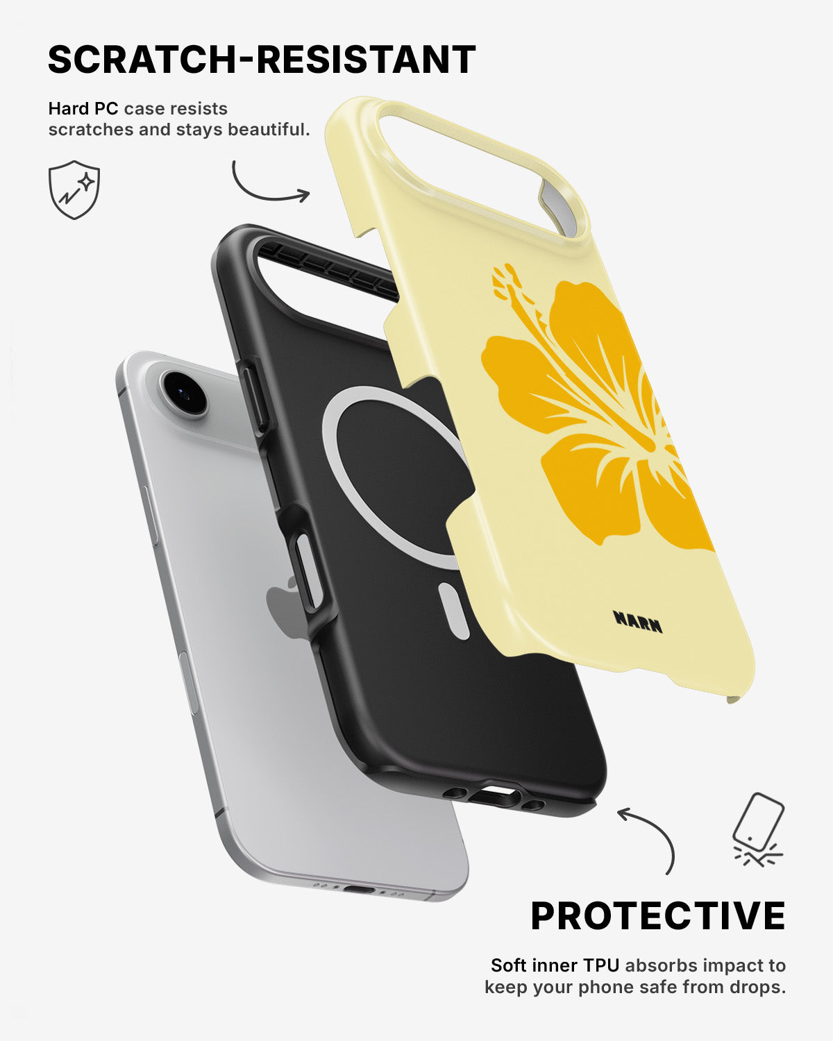 iPhone Air Tough Case – Golden Bloom - View 2