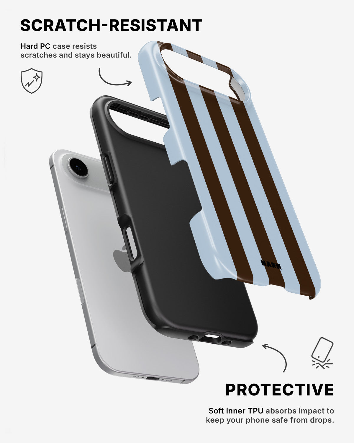 iPhone Air Tough Case – Bistro Stripes - View 2