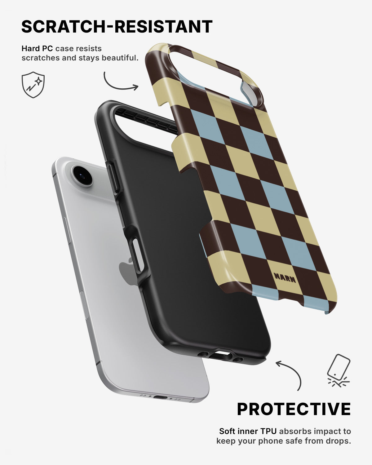 iPhone Air Tough Case – Butter Check - View 2