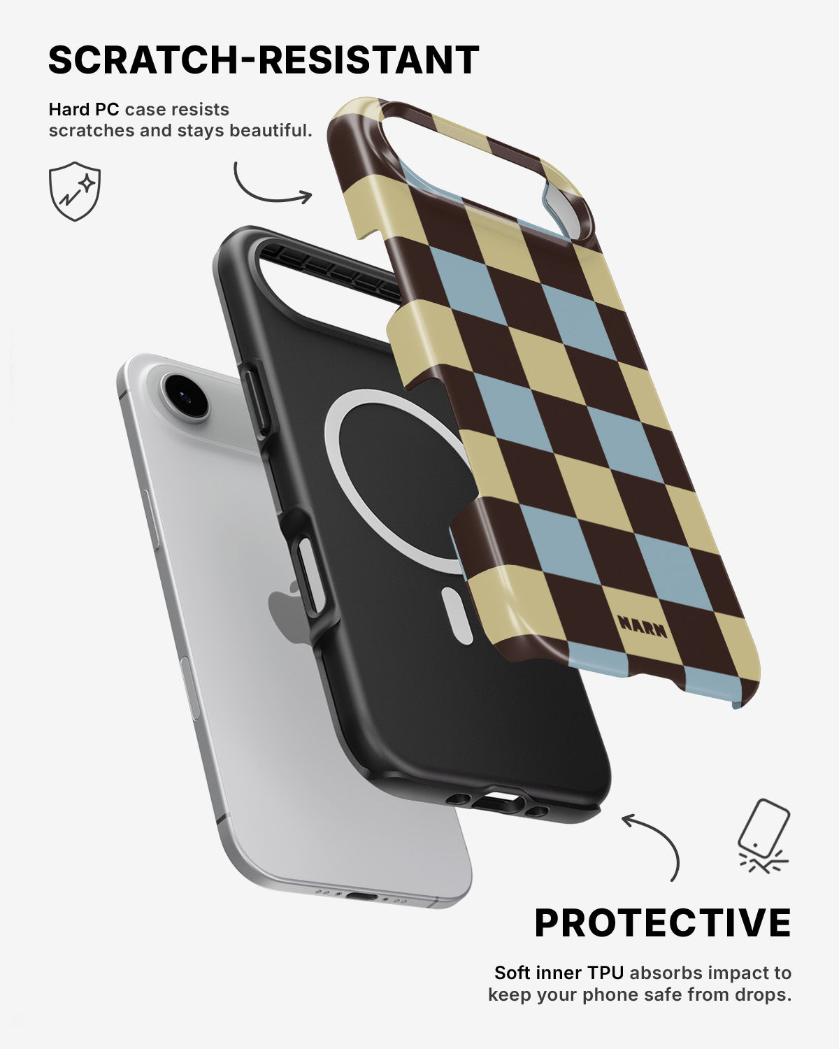 iPhone Air Tough Case – Butter Check - View 2