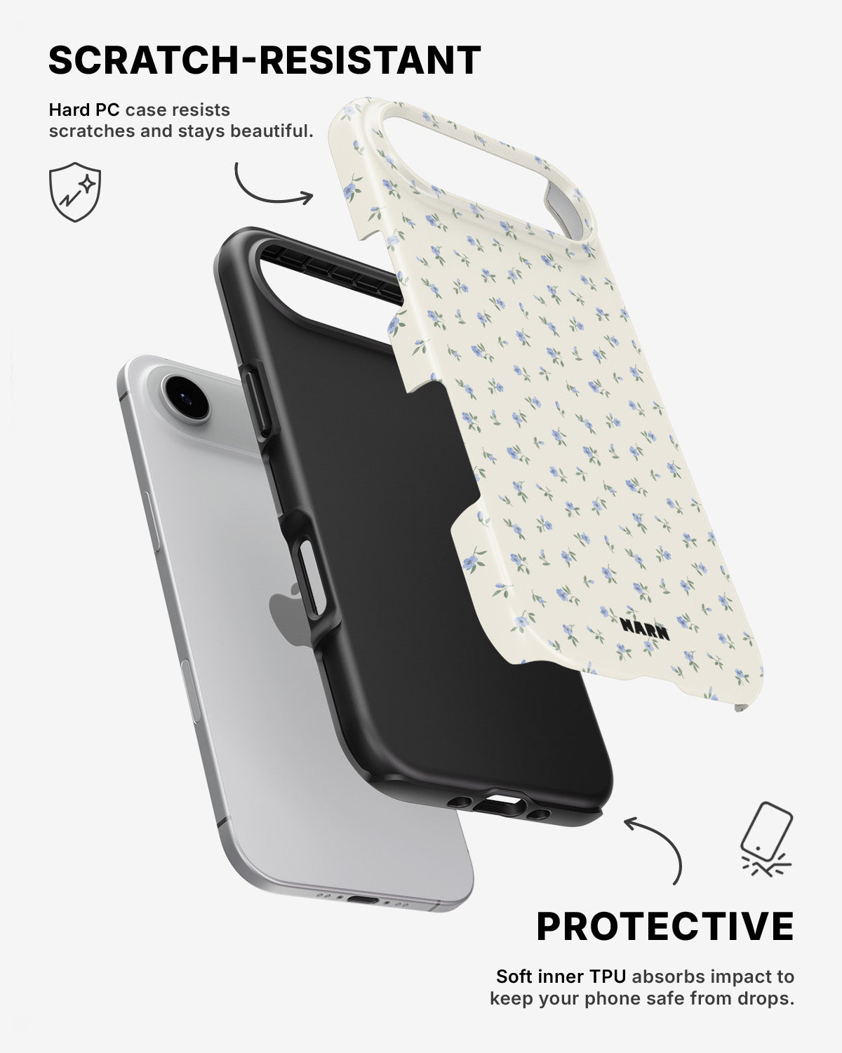 iPhone Air Tough Case – Wild Petals - View 2