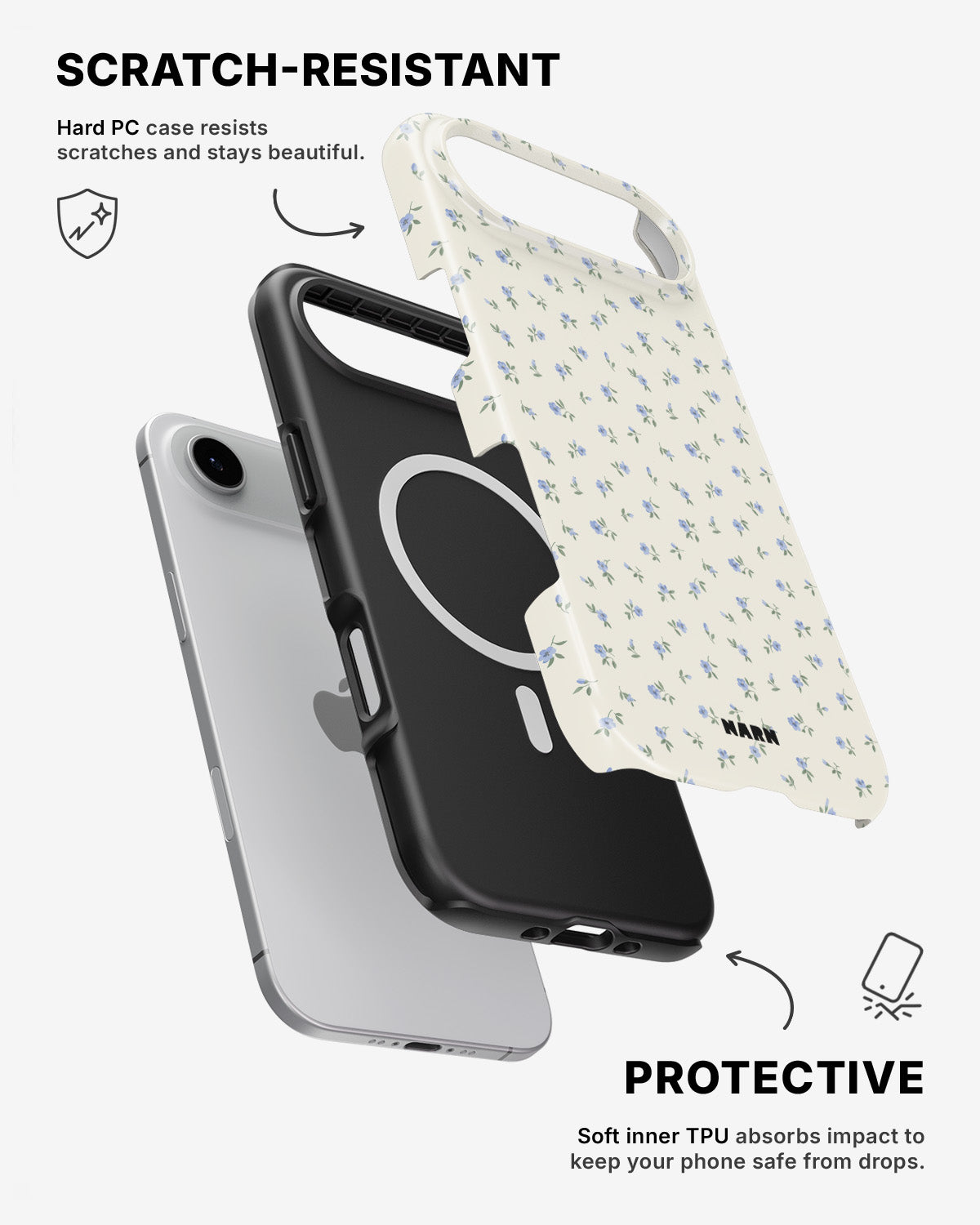 iPhone Air Tough Case – Wild Petals - View 2