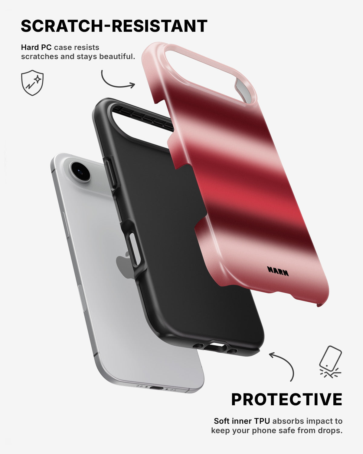 iPhone Air Tough Case – Cherry - View 2
