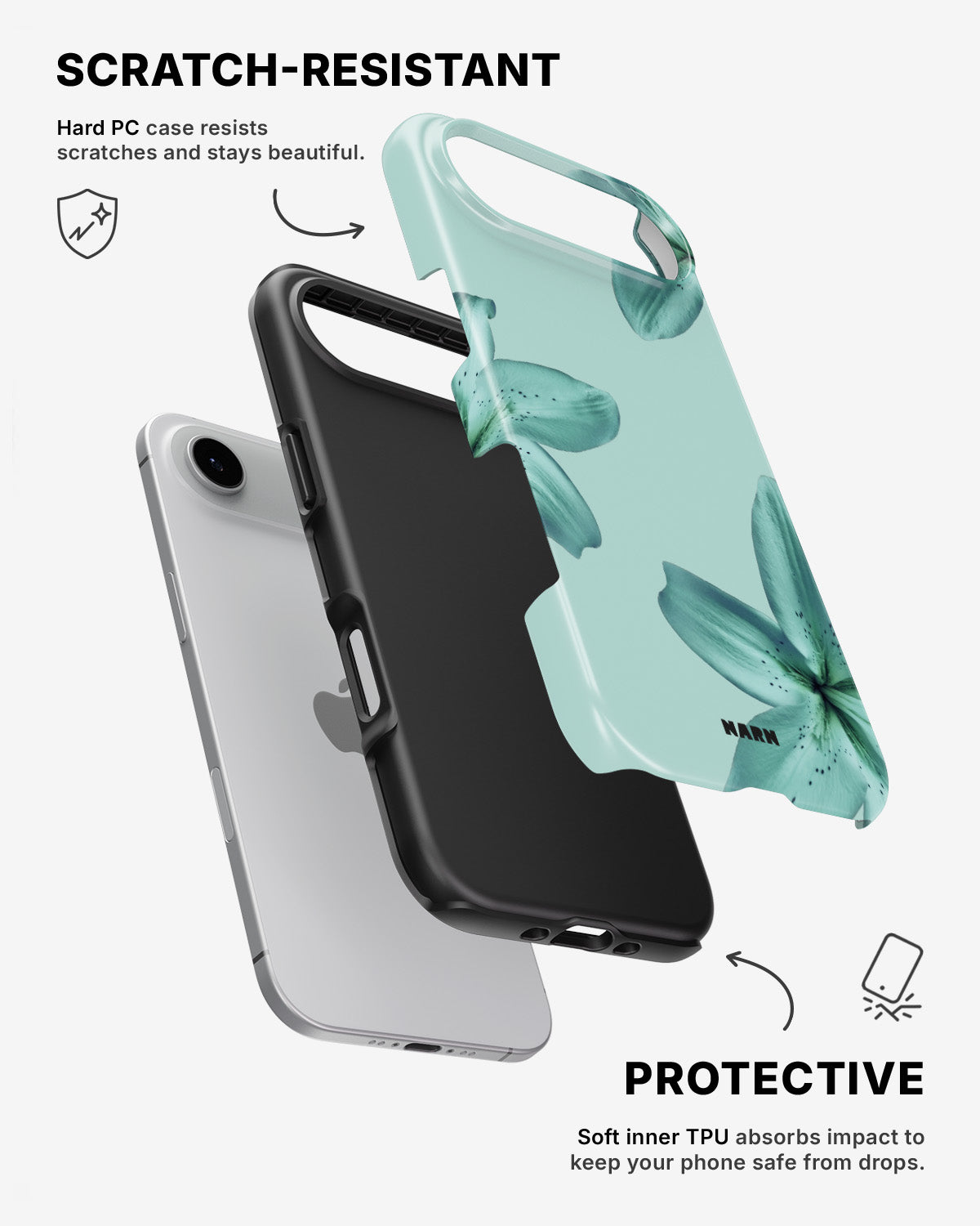iPhone Air Tough Case – Sea Lily - View 2