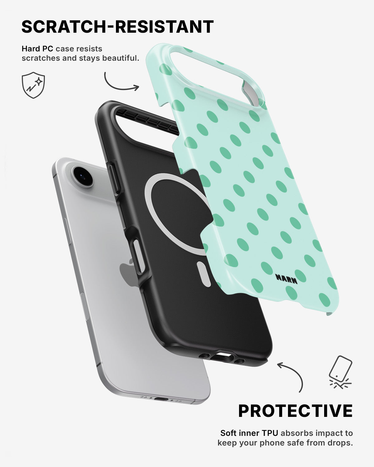 iPhone Air Tough Case – Sea Pearls - View 2