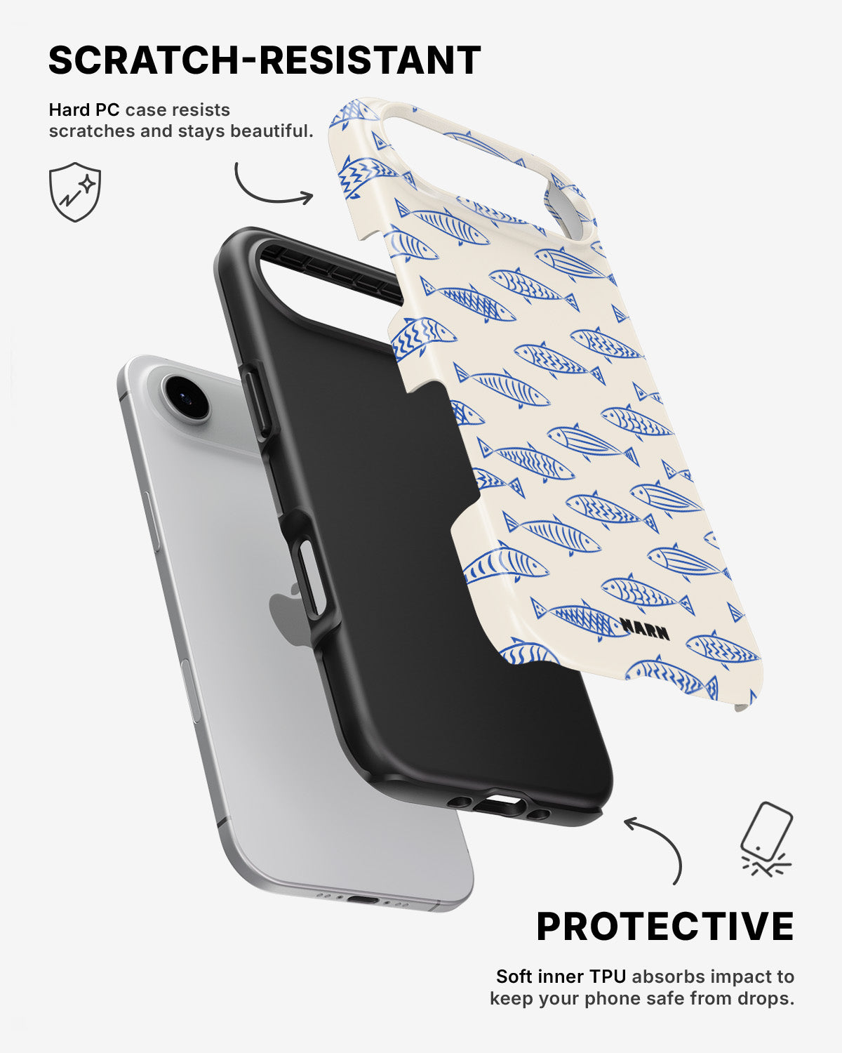 iPhone Air Tough Case – Blue Catch - View 2