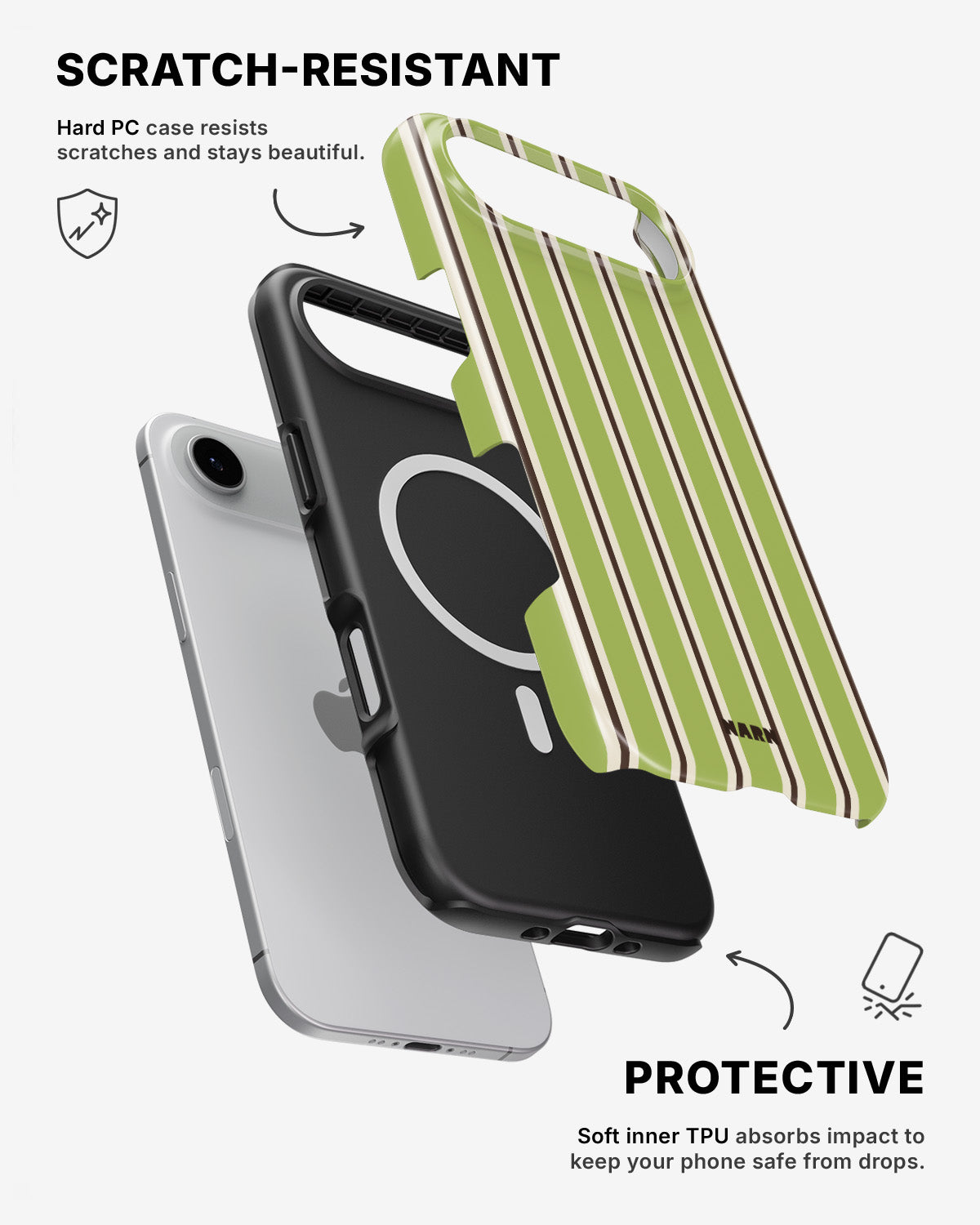 iPhone Air Tough Case – Matcha Lines - View 2