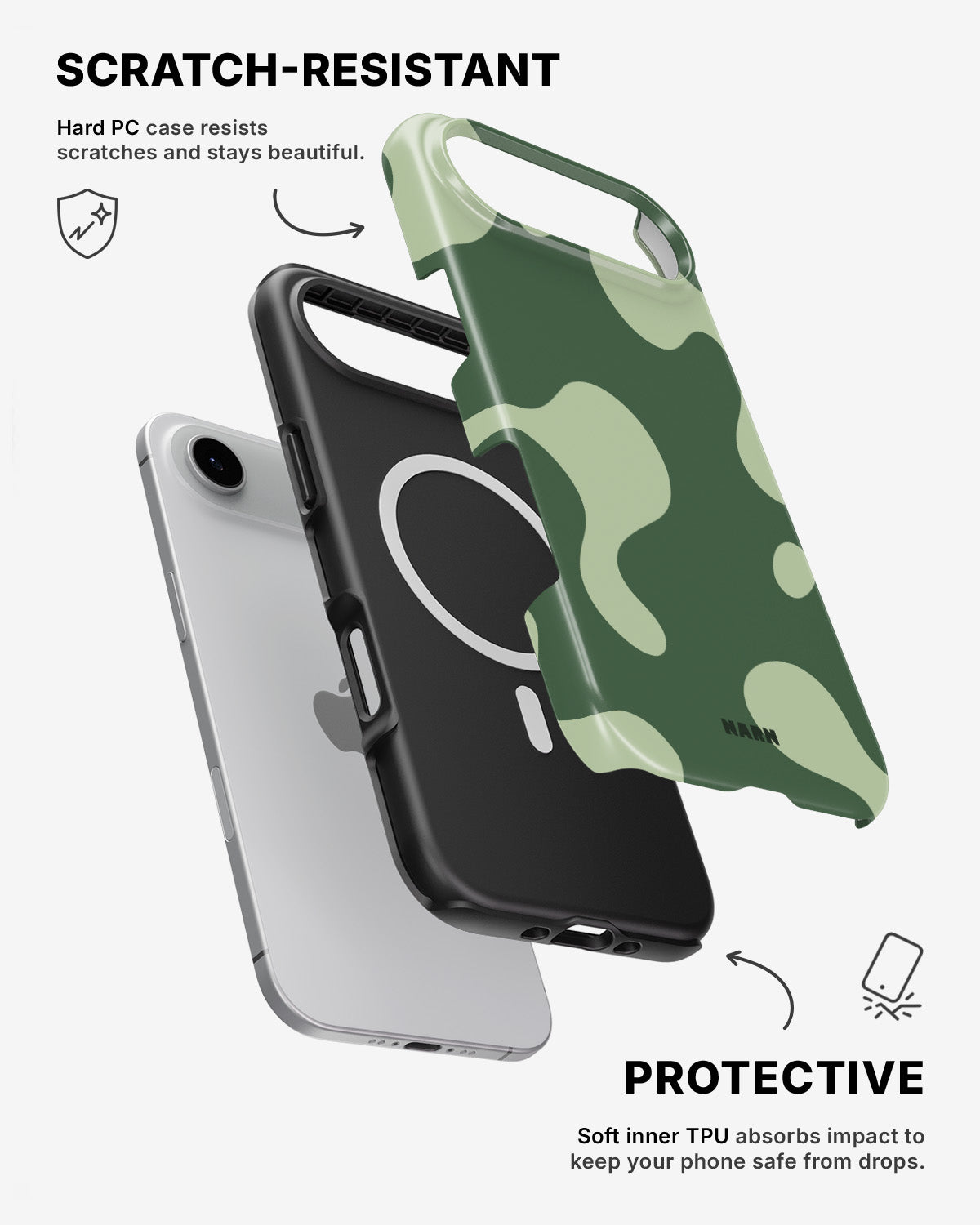 iPhone Air Tough Case – Green Blend - View 2