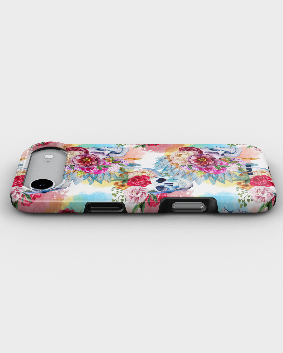 iPhone Air Tough Case – Flowered Skulls - View 3