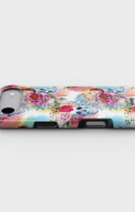 iPhone Air Tough Case – Flowered Skulls - View 3