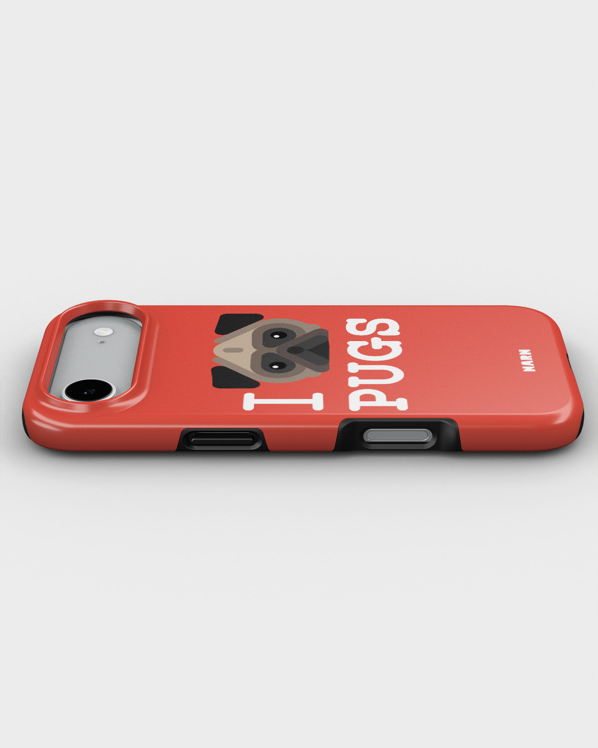 iPhone Air Tough Case – I Love Pugs - View 3