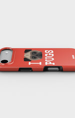 iPhone Air Tough Case – I Love Pugs - View 3