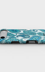 iPhone Air Tough Case – Turquoise Paisley - View 3