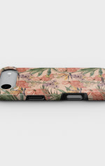 iPhone Air Tough Case – Flamingos & Flowers - View 3