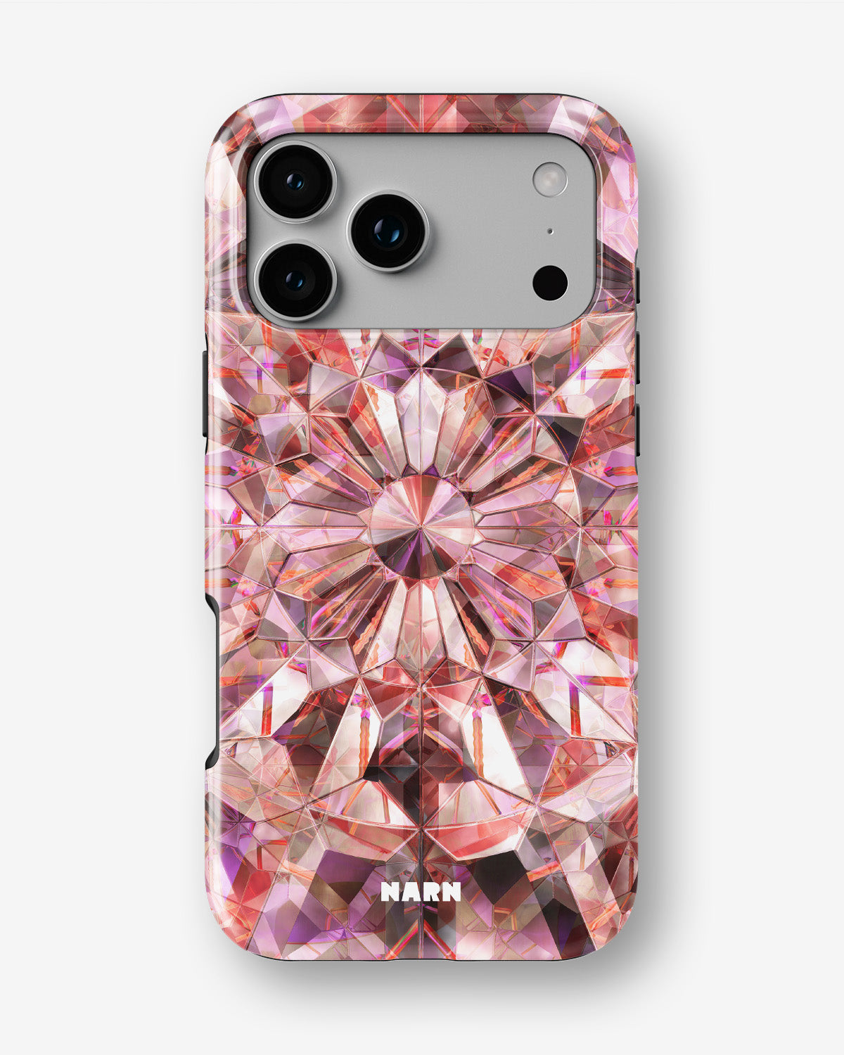 iPhone 17 Pro Tough Case – Pink Crystals - View 1