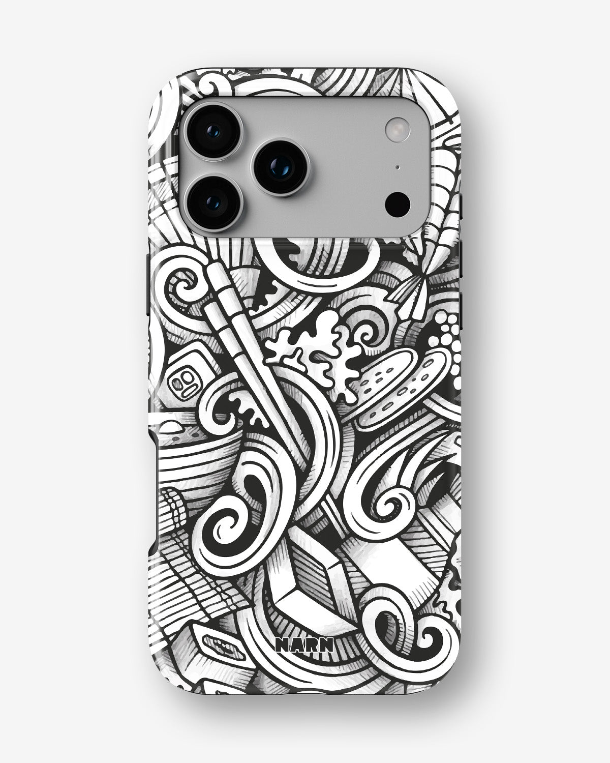 iPhone 17 Pro Tough Case – Japanese Pattern - View 1