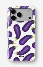 iPhone 17 Pro Tough Case – Eggplant Pattern - View 1