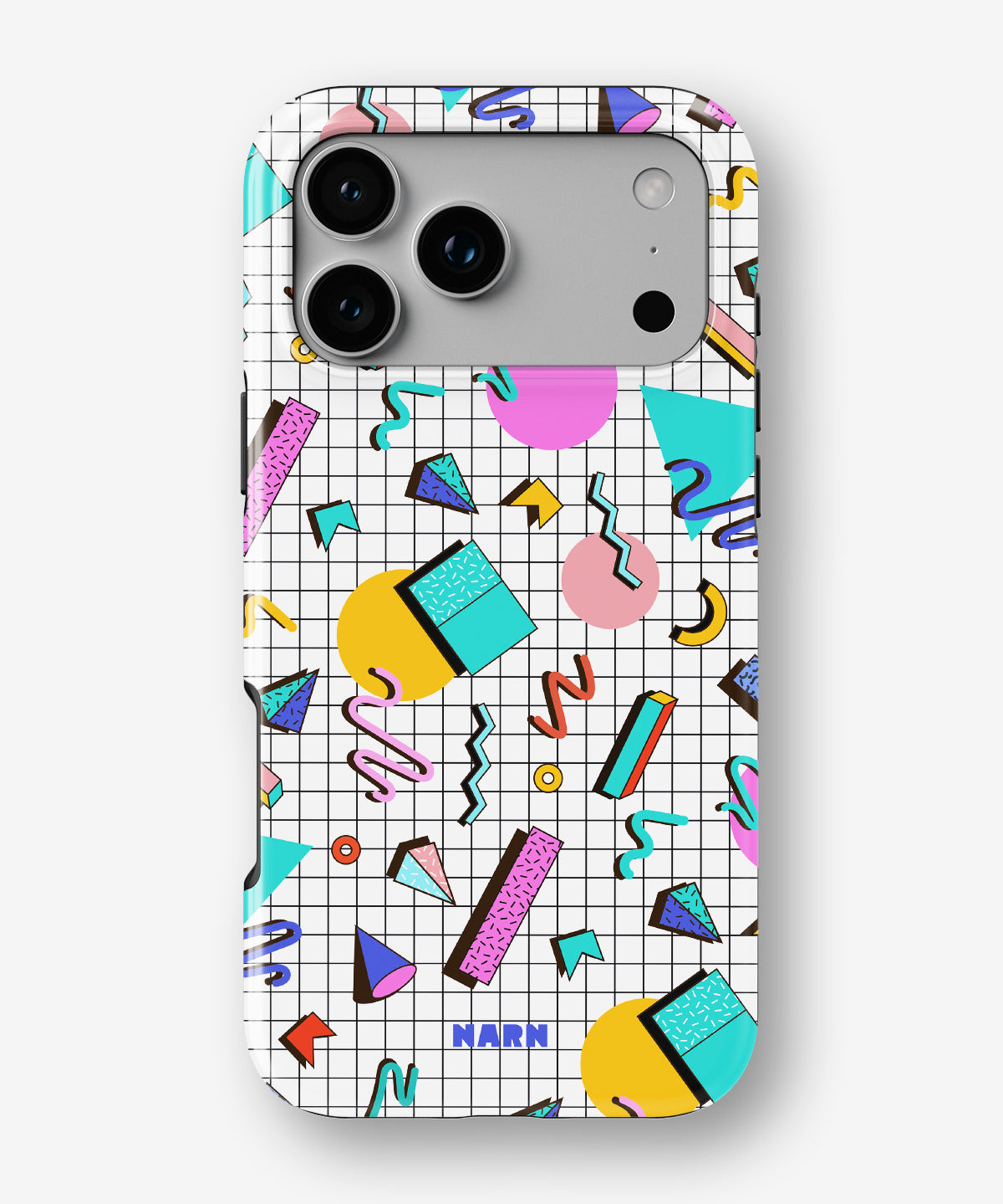 iPhone 17 Pro Tough Case – 80s Memphis - View 1