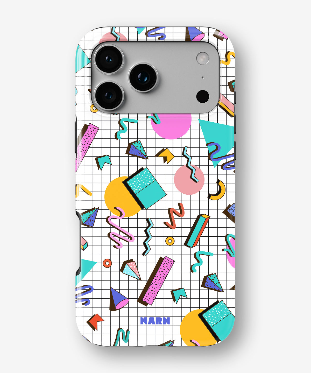 iPhone 17 Pro Tough Case – 80s Memphis - View 1