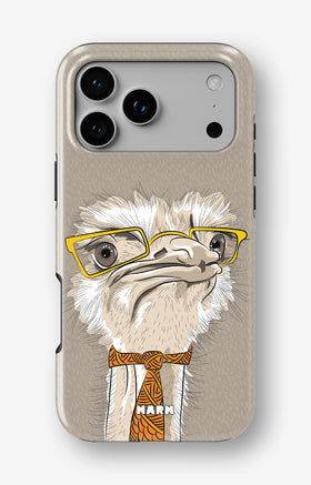 iPhone 17 Pro Tough Case – Hipster Ostrich - View 1
