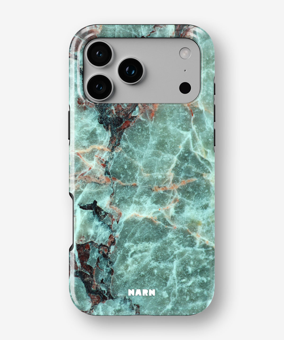 iPhone 17 Pro Tough Case – Green Marble - View 1