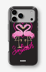 iPhone 17 Pro Tough Case – Beach Flamingo - View 1