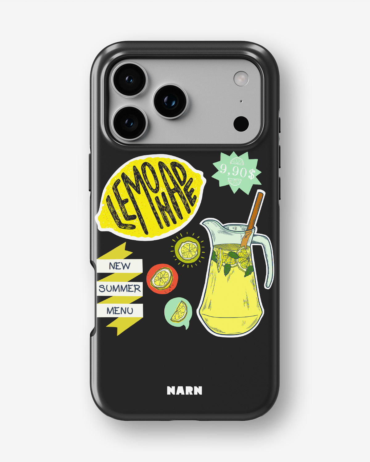 iPhone 17 Pro Tough Case – Lemon Summer - View 1