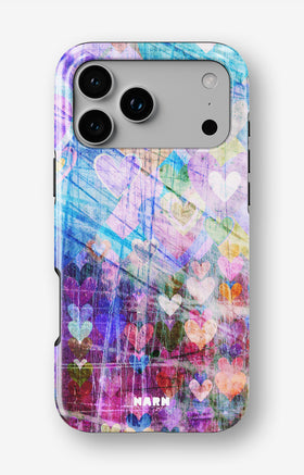 iPhone 17 Pro Tough Case – Purple Hearts - View 1