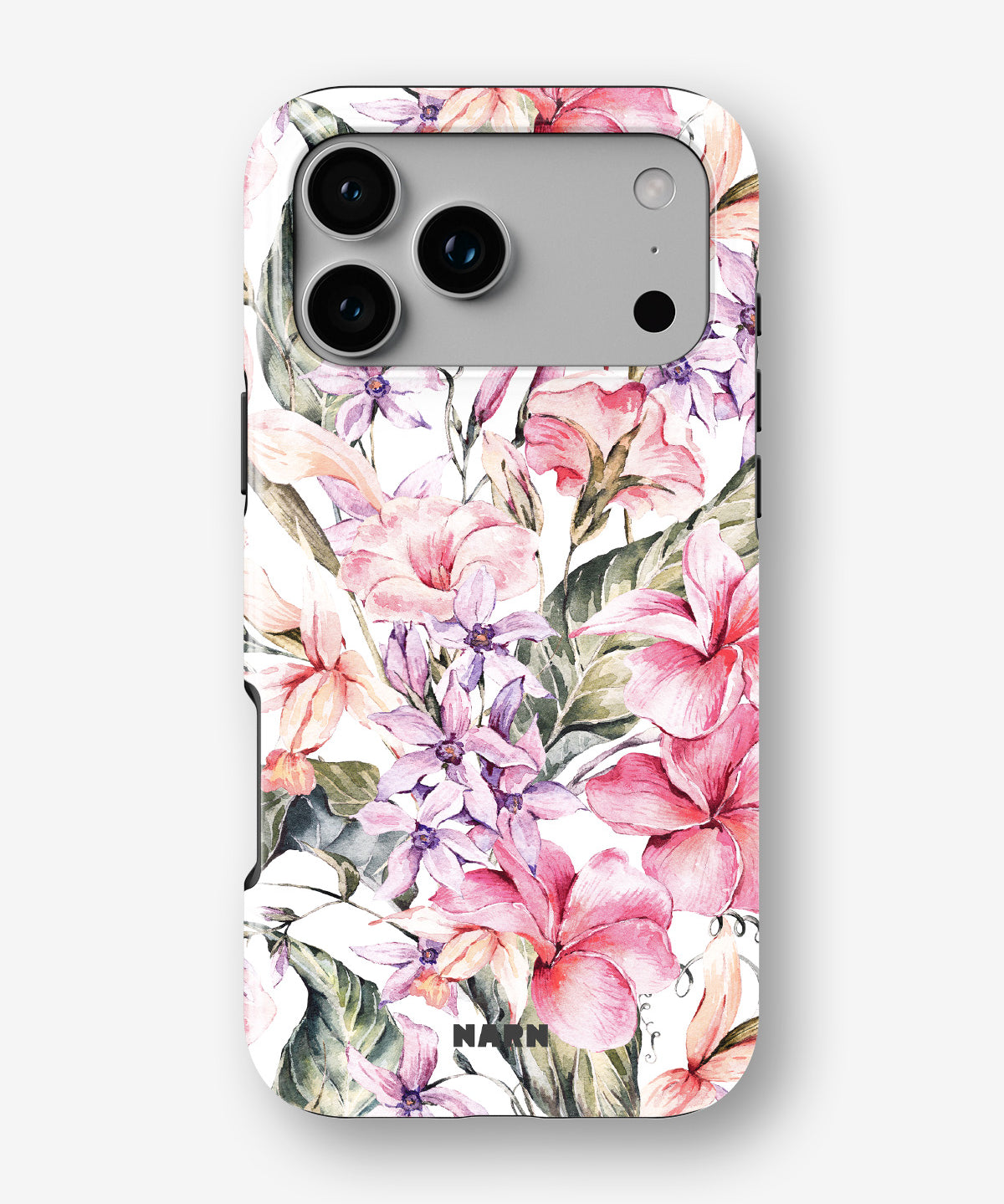 iPhone 17 Pro Tough Case – Watercolor Flowers - View 1