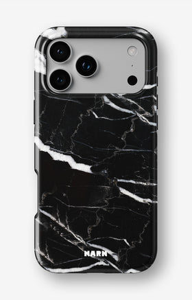 iPhone 17 Pro Tough Case – Black Marble - View 1