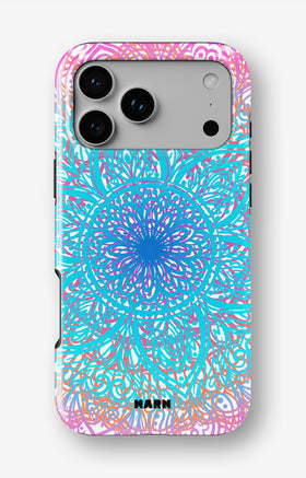 iPhone 17 Pro Tough Case – Pastel Mandala - View 1