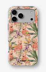 iPhone 17 Pro Tough Case – Flamingos & Flowers - View 1