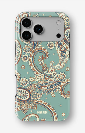 iPhone 17 Pro Tough Case – Paisley Green - View 1