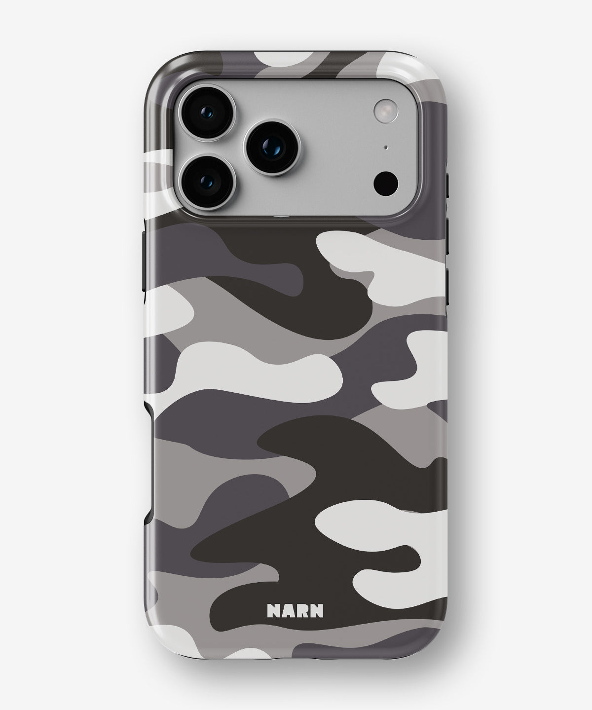 iPhone 17 Pro Tough Case – Grey Camo - View 1