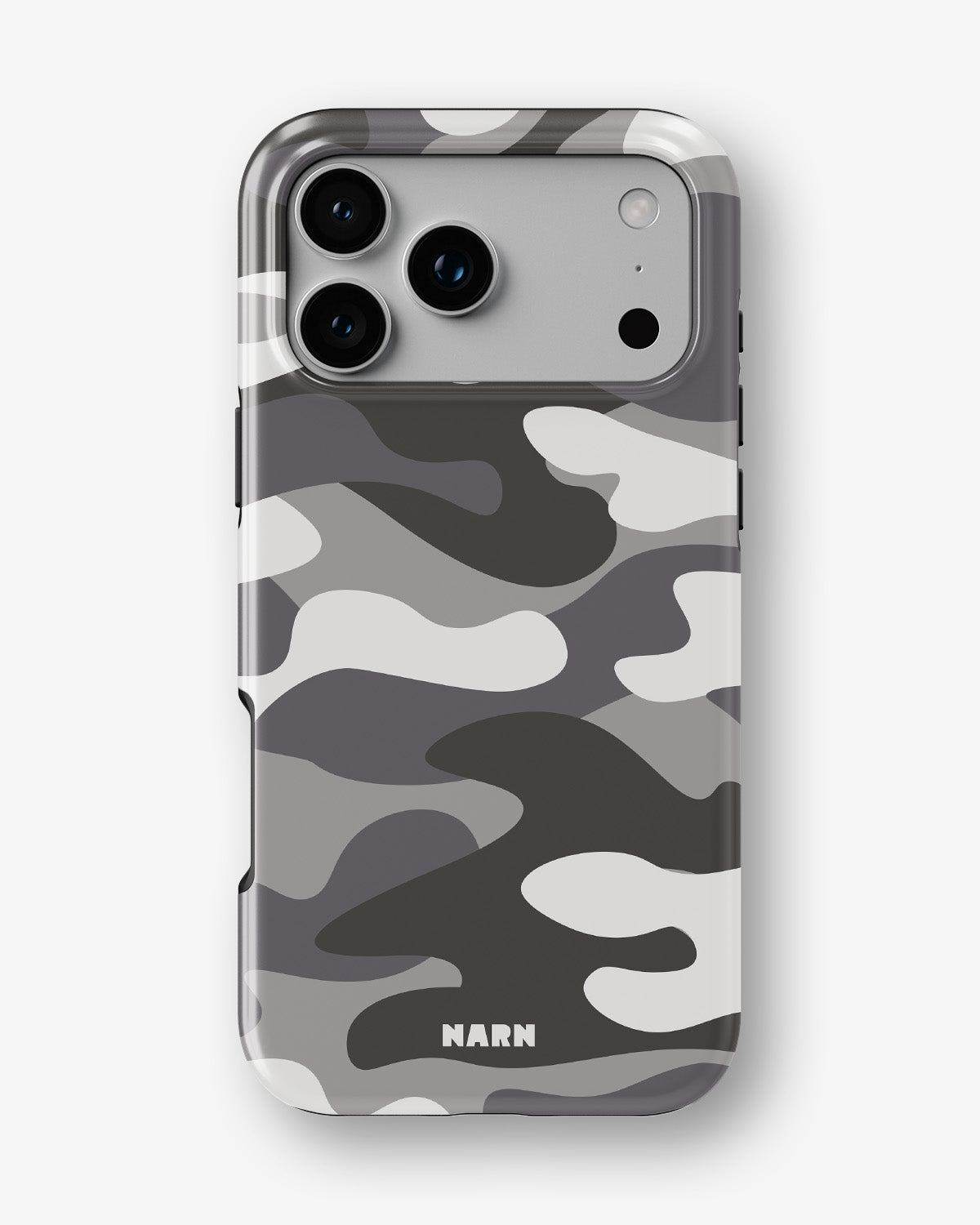 iPhone 17 Pro Tough Case – Grey Camo - View 1